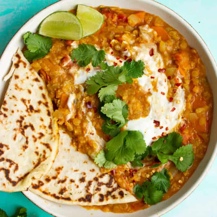 Easy Red Lentil Dahl with Coconut Milk – Beat The Budget