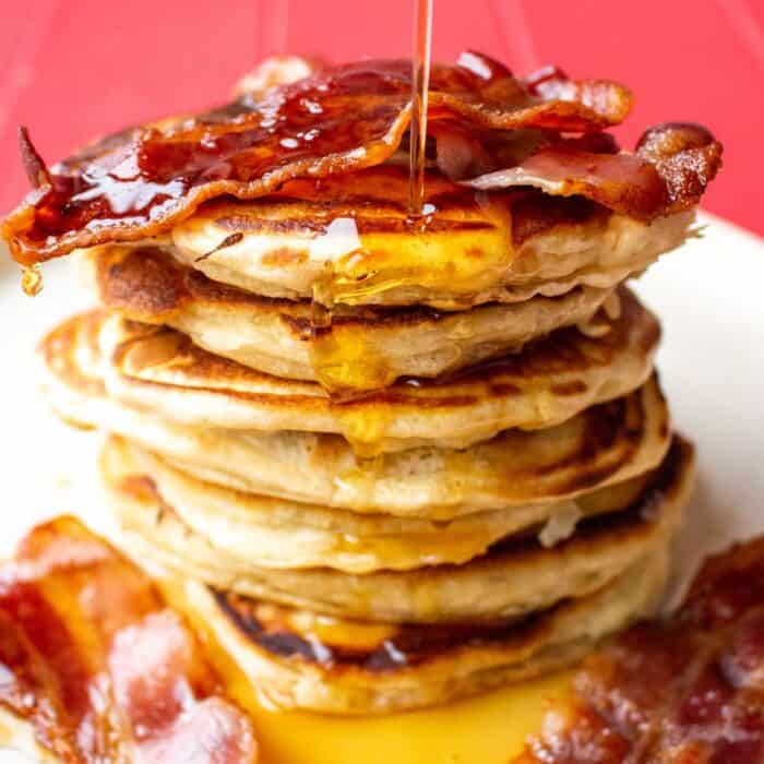 Simple Fluffy American Pancakes – Beat The Budget