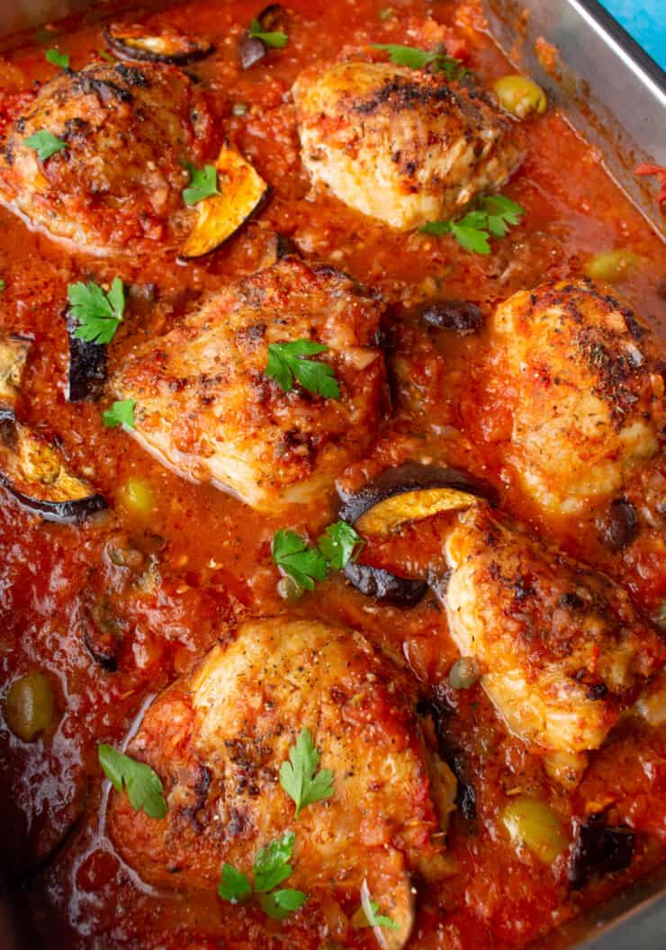 Lemon and Thyme Chicken Thigh Tray Bake Beat The Budget