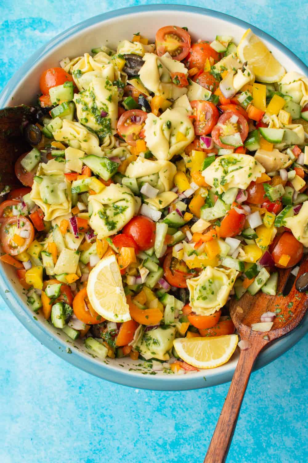 Healthy Tortellini Pasta Salad Beat The Budget