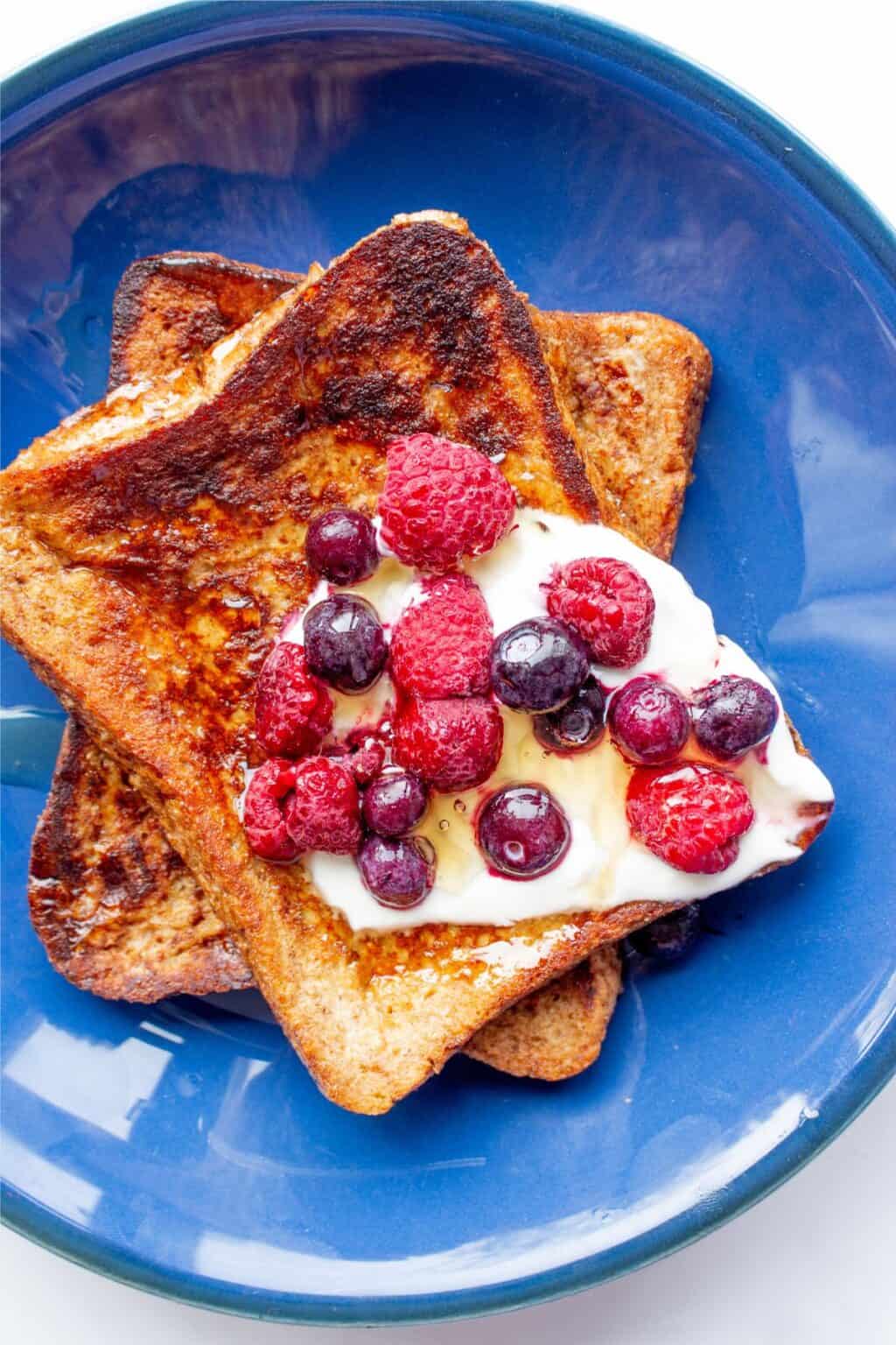 Healthy French Toast with Cinnamon Beat The Budget