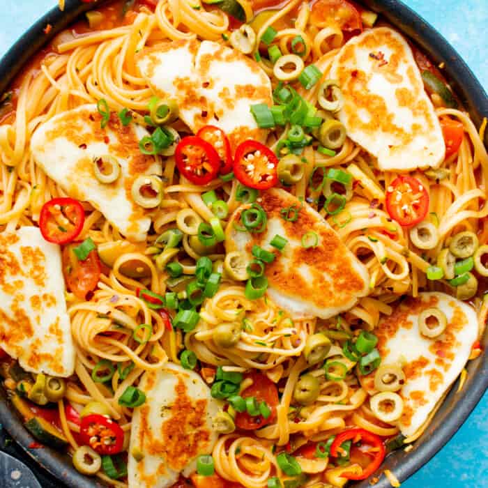 Halloumi Pasta Beat The Budget