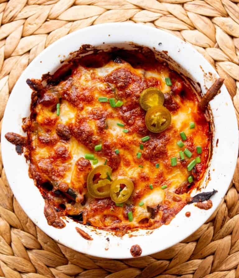 healthy-crustless-pizza-bowl-beat-the-budget