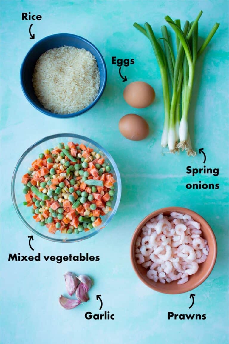 Singapore Fried Rice (Simple & Easy) Beat The Budget