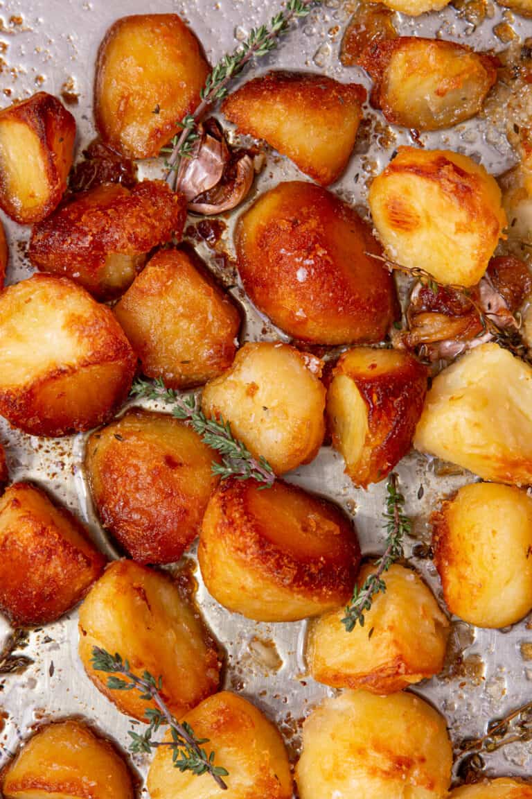 The CRISPIEST Roast Potatoes (with make ahead instructions) – Beat The ...