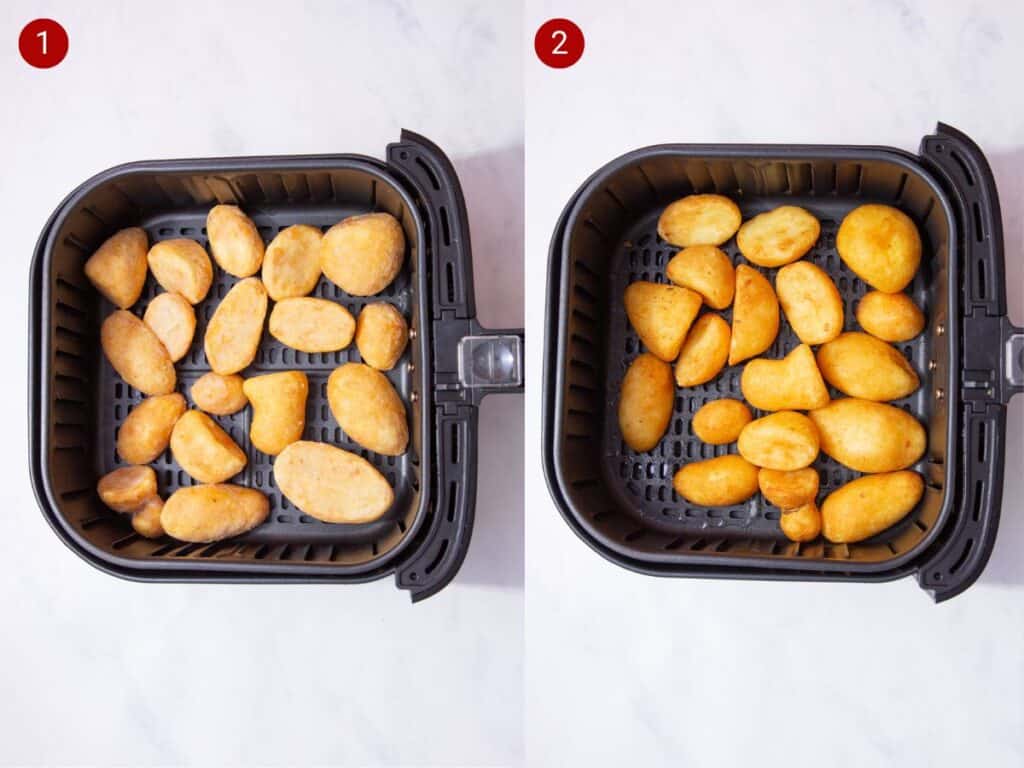 Frozen Roast Potatoes in Air Fryer (The Best & Crispiest) – Beat The Budget