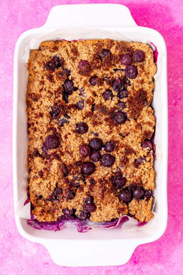 Simple Blueberry Oatmeal Bars (On The Go Breakfast!) – Beat The Budget