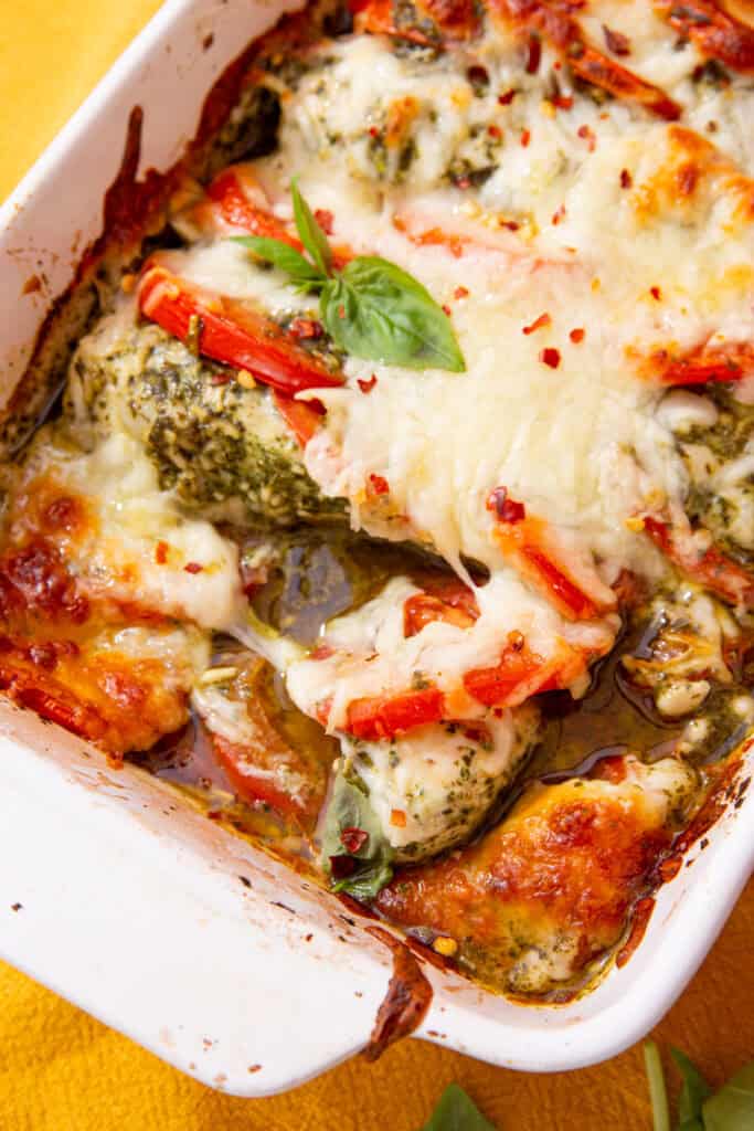 Easy Baked Pesto Chicken Recipe – Beat The Budget