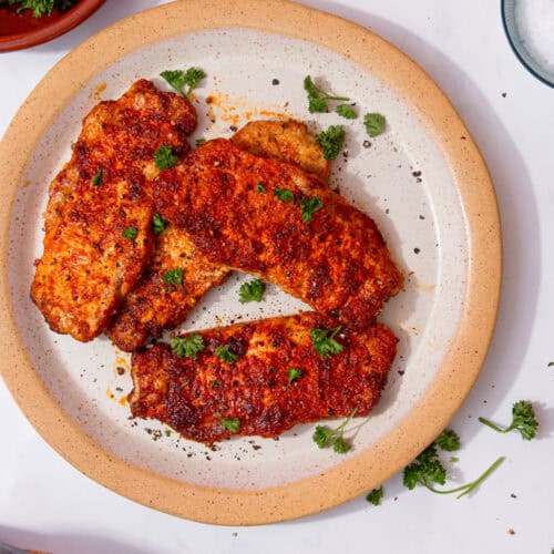 Thin Pork Chops in Airfryer