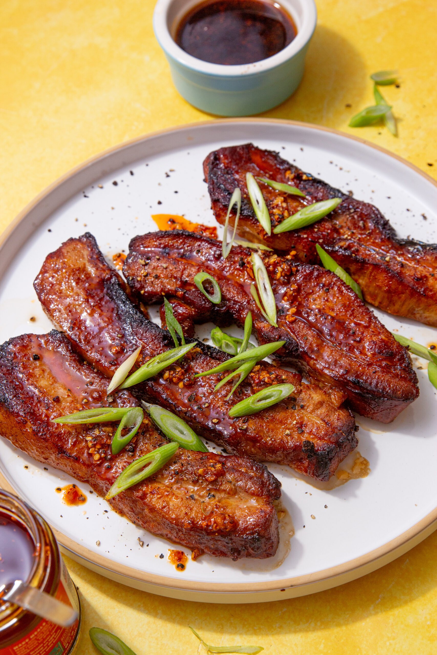 fully cooked air fry pork belly strips 